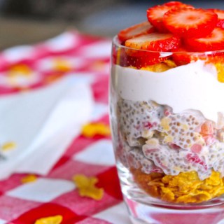 Strawberry Shortcake Chia Seed Pudding