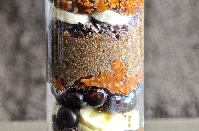 Coffee Chia Seed Pudding Parfait